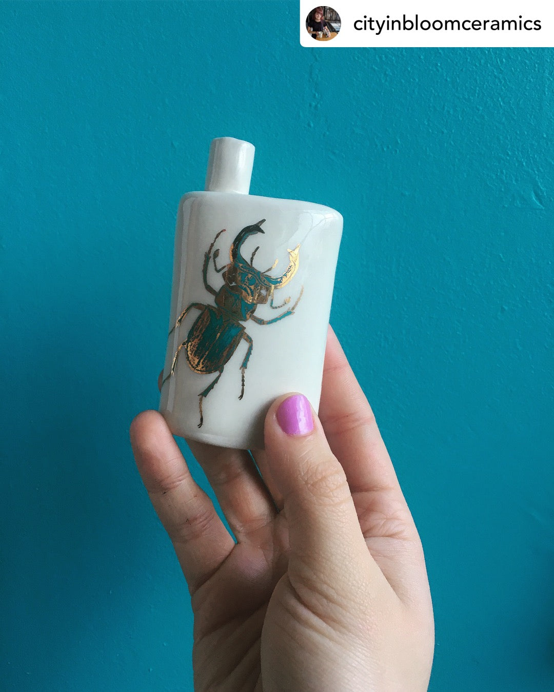 Grandes décalcomanies de scarabée bicolores - Céramique Cône 017 - Verre fusionné - Émail