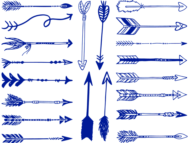 Flèche Décalcomanies - Céramique Cône 017 - Verre fusionné - Émail