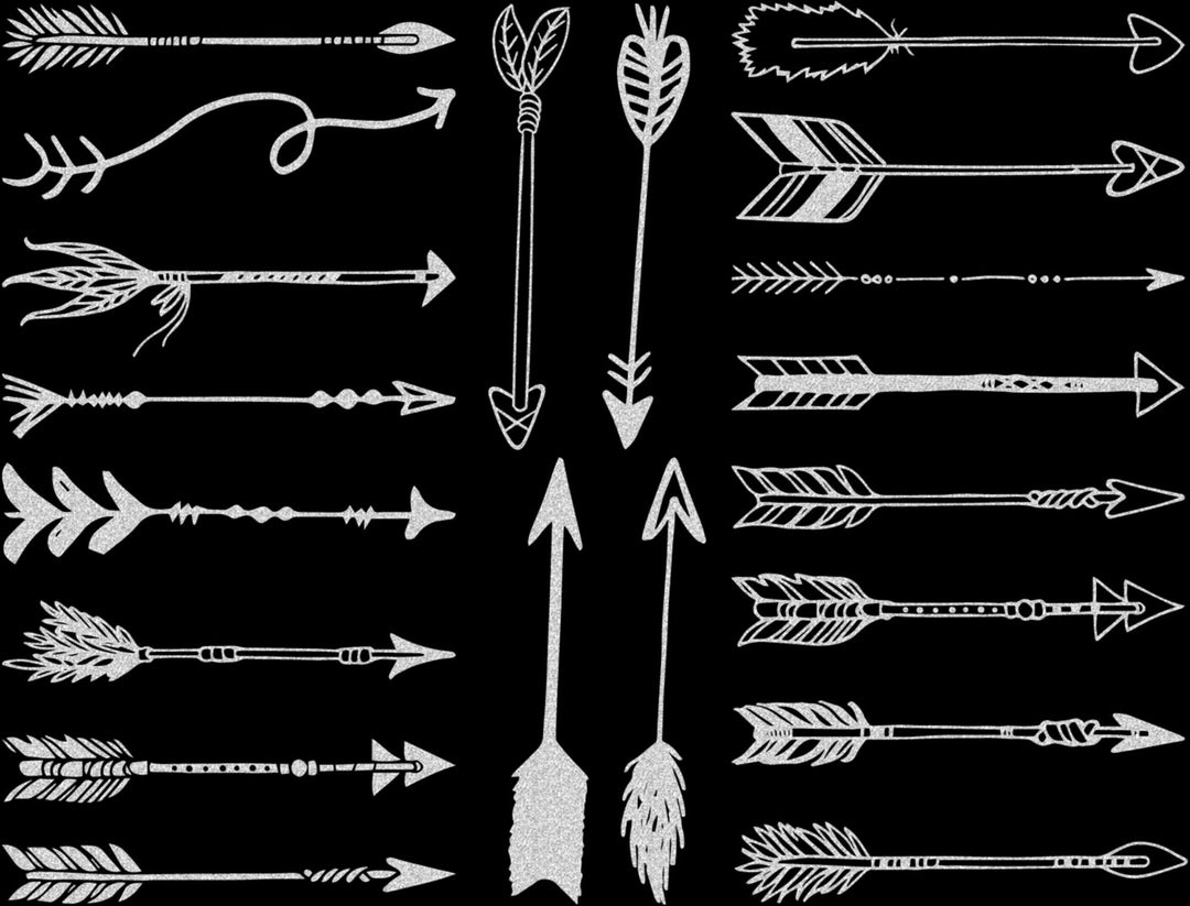 Flèche Décalcomanies - Céramique Cône 017 - Verre fusionné - Émail