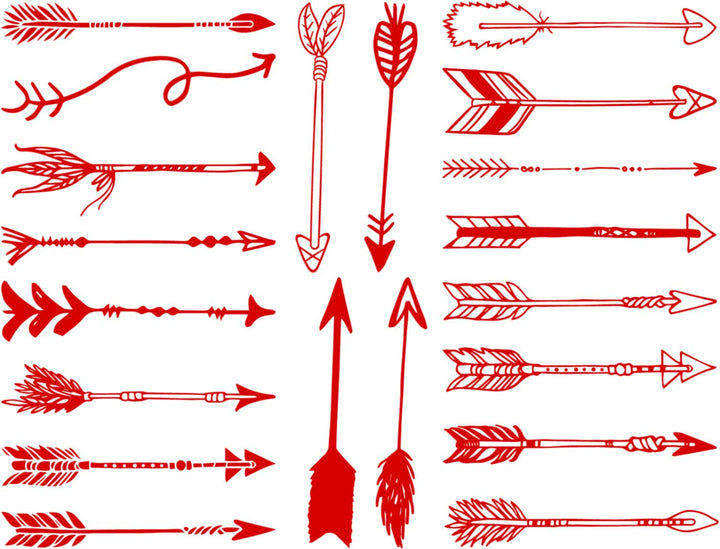 Arrow Decals - Ceramic Cone 017 - Fused Glass - Enamel