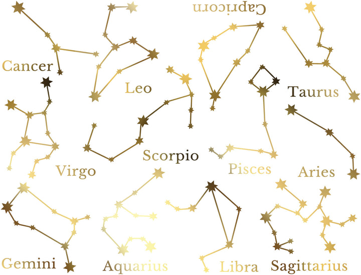 Constellation astrologique - Céramique Cône 017 - Verre fusionné - Émail