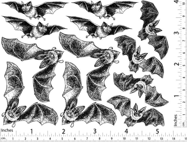 Décalcomanies chauve-souris - Cône 017 - Verre fusionné - Émail