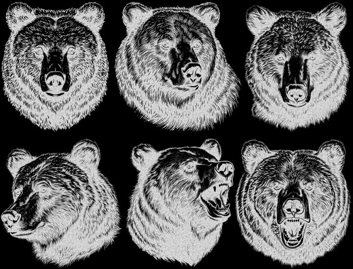 Alligator- und Krokodil-Aufkleber - Keramikkegel 017 - Geschmolzenes Glas