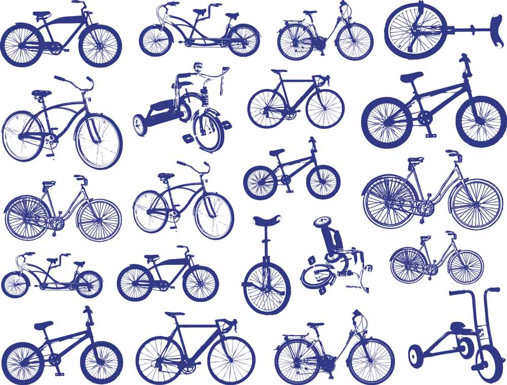 Petites Décalcomanies de vélo - Céramique Cône 017 - Verre fusionné - Émail