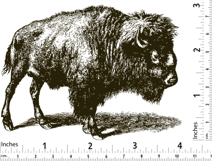 Buffle Décalcomanies - Céramique Cône 017 - Verre fusionné - Émail