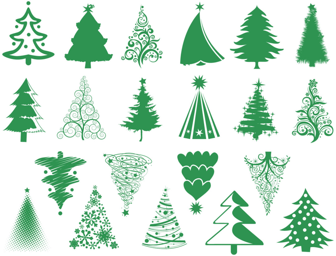 Décalcomanies pour Sapin de Noël - Céramique Cône 017 - Verre fusionné - Émail