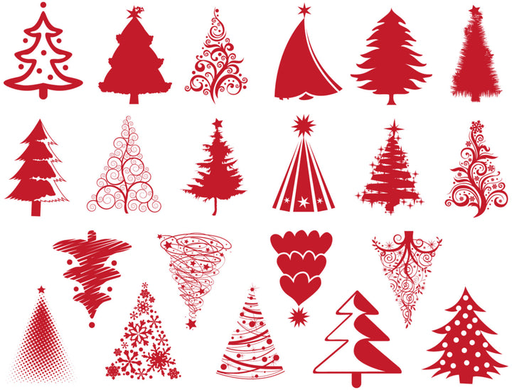 Décalcomanies pour Sapin de Noël - Céramique Cône 017 - Verre fusionné - Émail