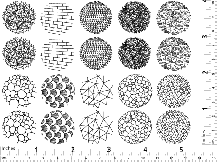 Cercles Texturés #2 - Verrerie - Émail