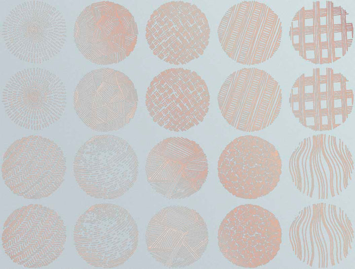 Cercles Texturés #1 Décalcomanies - Céramique Cône 017 - Verre Fusionné - Émail