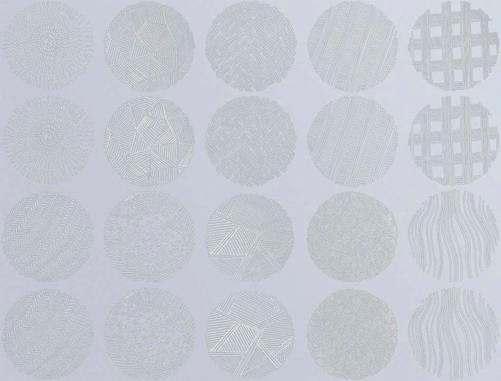 Cercles Texturés #1 Décalcomanies - Céramique Cône 017 - Verre Fusionné - Émail