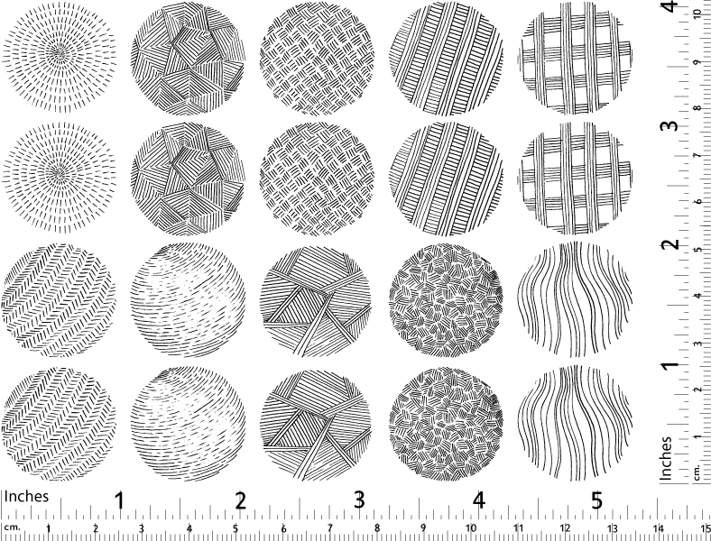 Cercles Texturés #1 - Verrerie - Émail