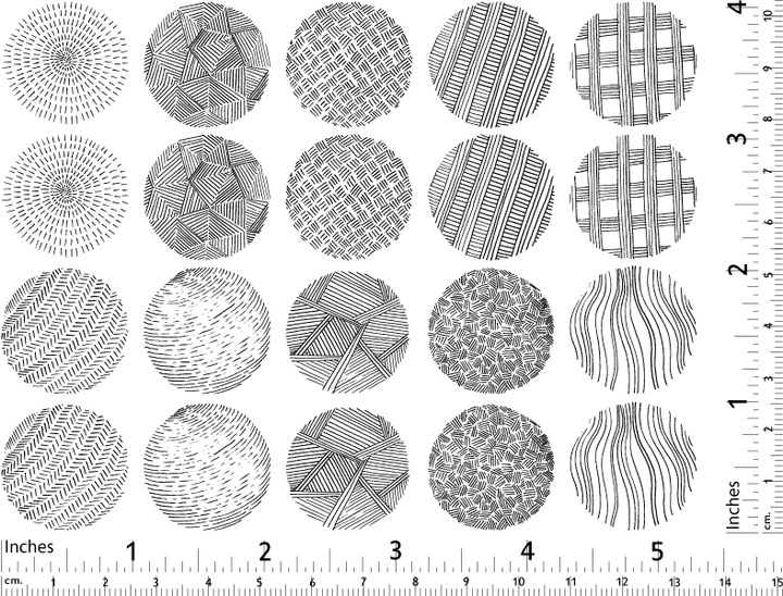 Cercles Texturés #1 - Verrerie - Émail