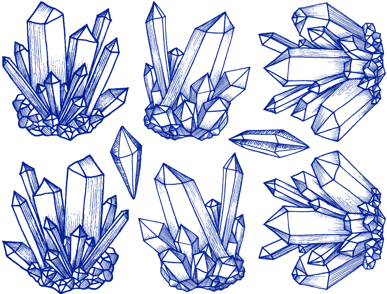 Kristall-Aufkleber - Keramikkegel 017 - Geschmolzenes Glas