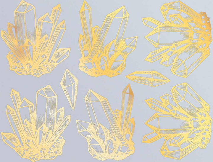 Kristall-Aufkleber - Keramikkegel 017 - Geschmolzenes Glas