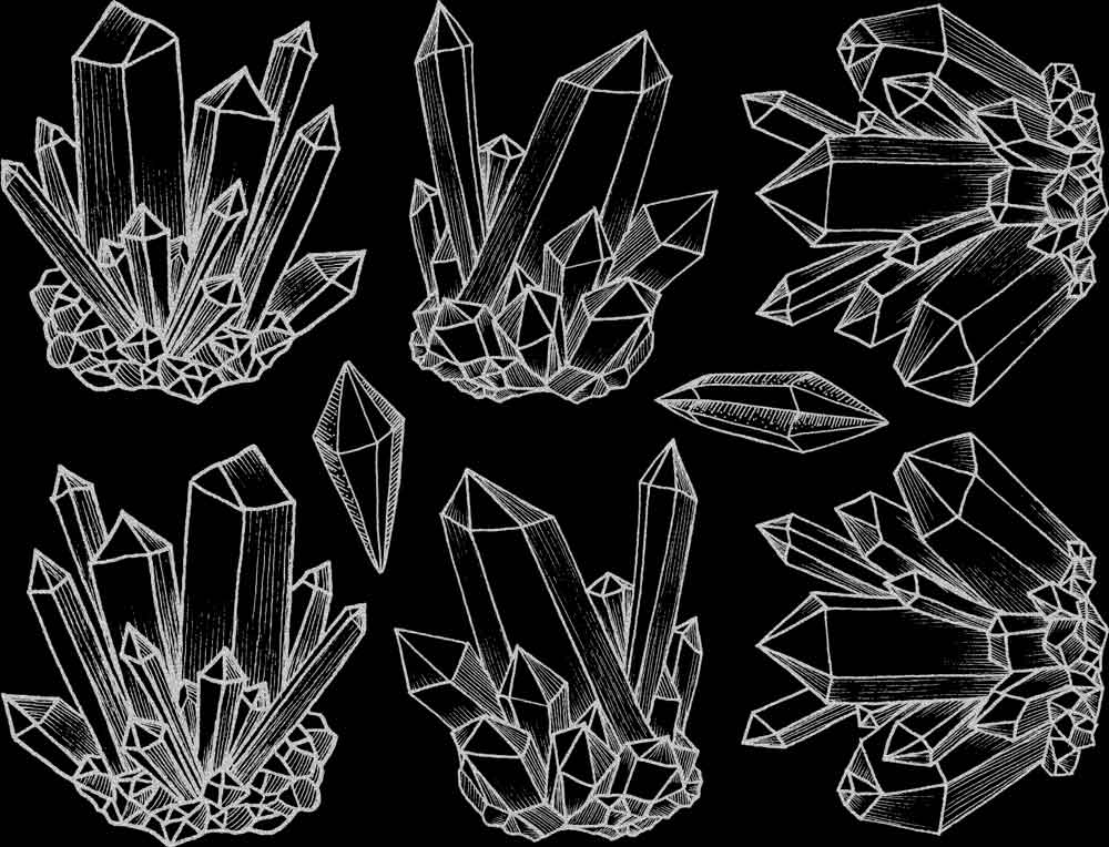 Kristall-Aufkleber - Keramikkegel 017 - Geschmolzenes Glas
