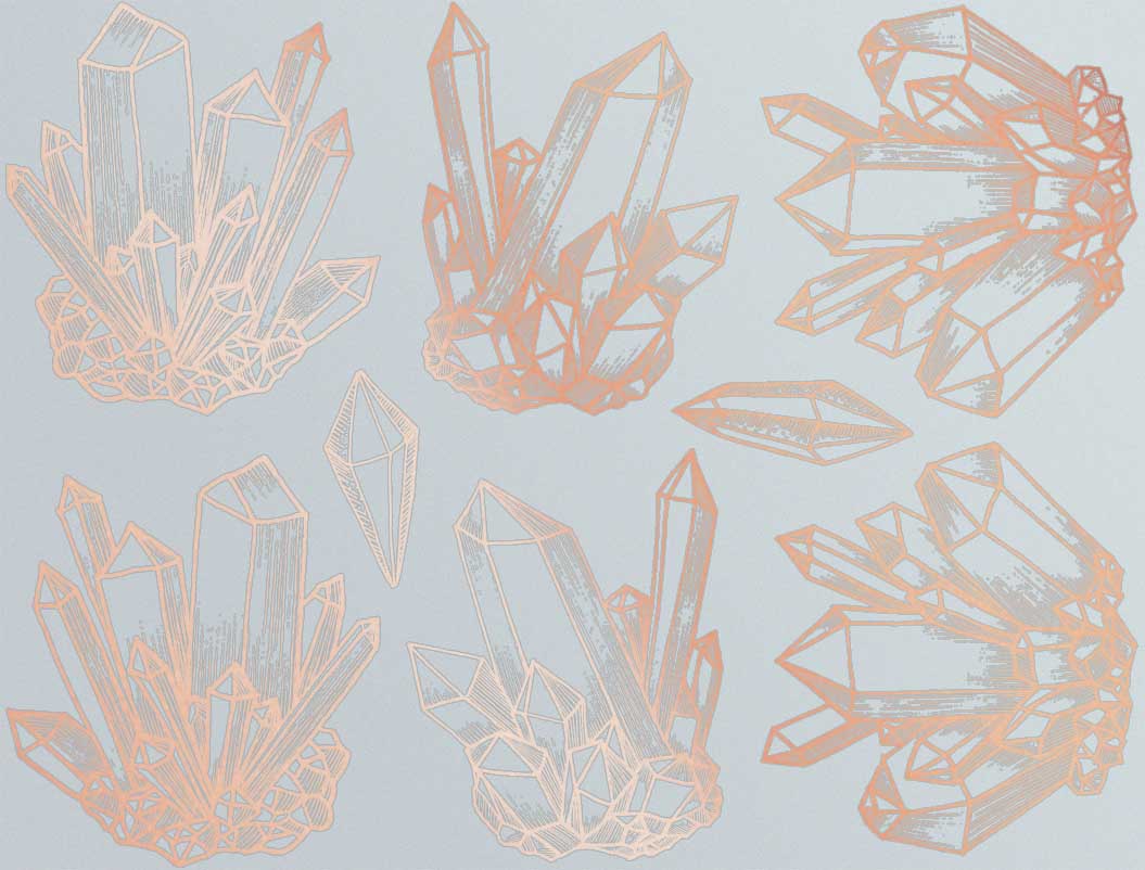 Kristall-Aufkleber - Keramikkegel 017 - Geschmolzenes Glas