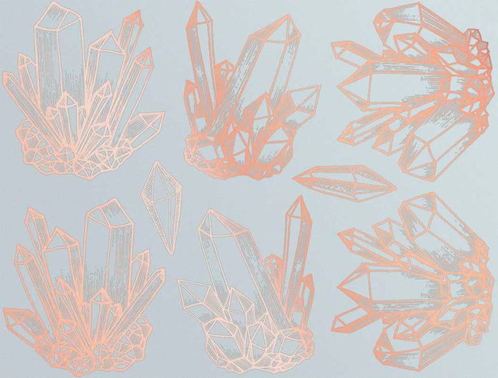 Kristall-Aufkleber - Keramikkegel 017 - Geschmolzenes Glas