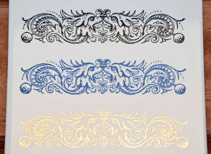 Décalcomanies d'ornements sculptés décoratifs - Céramique Cône 017 - Verre fusionné - Émail