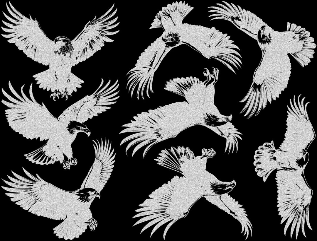 Eagle Decals - Ceramic Cone 017 - Fused Glass - Enamel