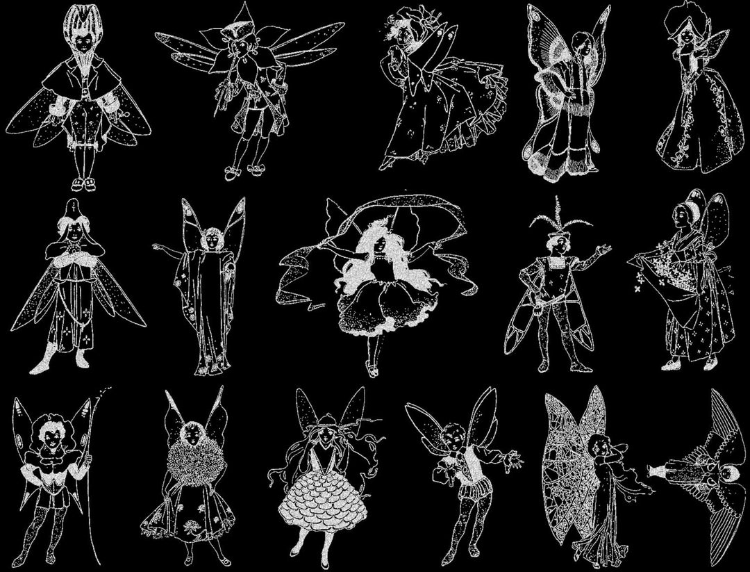 Feen-Aufkleber - Keramikkegel 017 - Geschmolzenes Glas