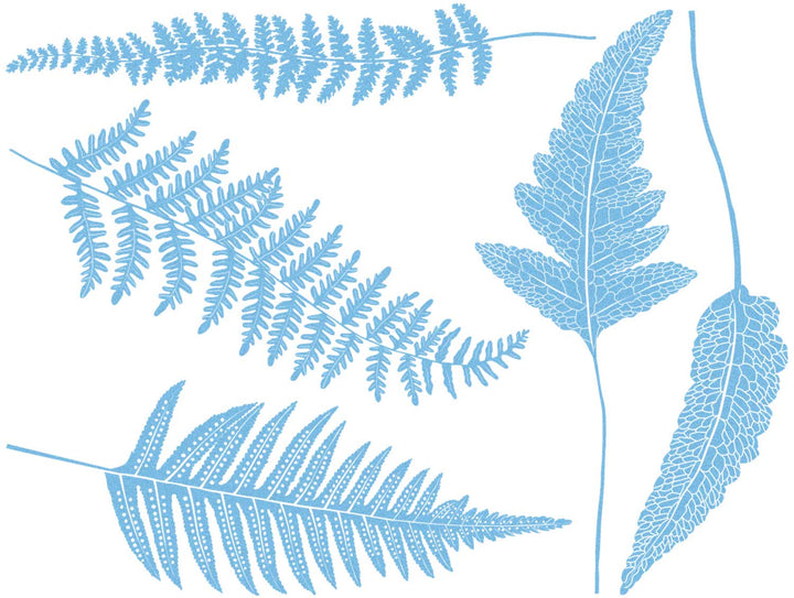 Décalcomanies Fougères phosphorescentes - Non adapté pour Produits Alimentaires - Verrerie - Céramique Cône 022 - Émail