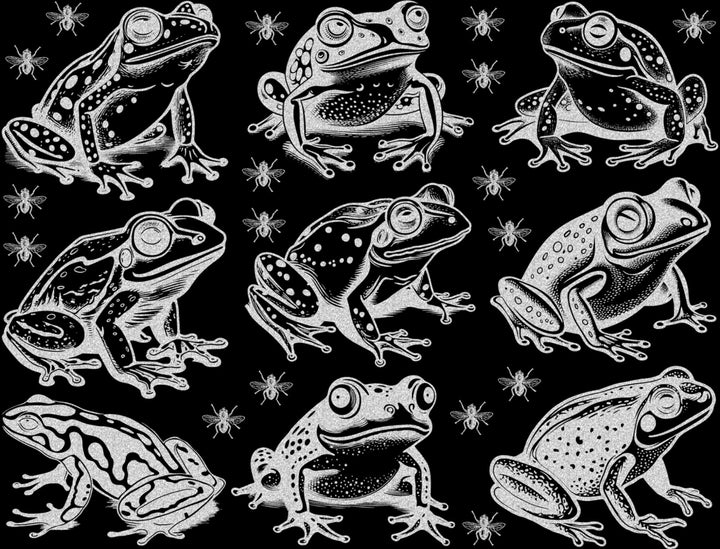 Alligator- und Krokodil-Aufkleber - Keramikkegel 017 - Geschmolzenes Glas