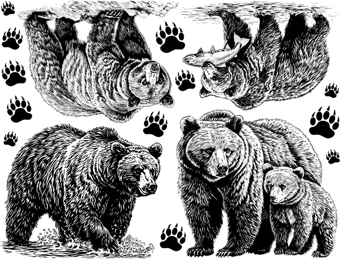 Alligator- und Krokodil-Aufkleber - Keramikkegel 017 - Geschmolzenes Glas