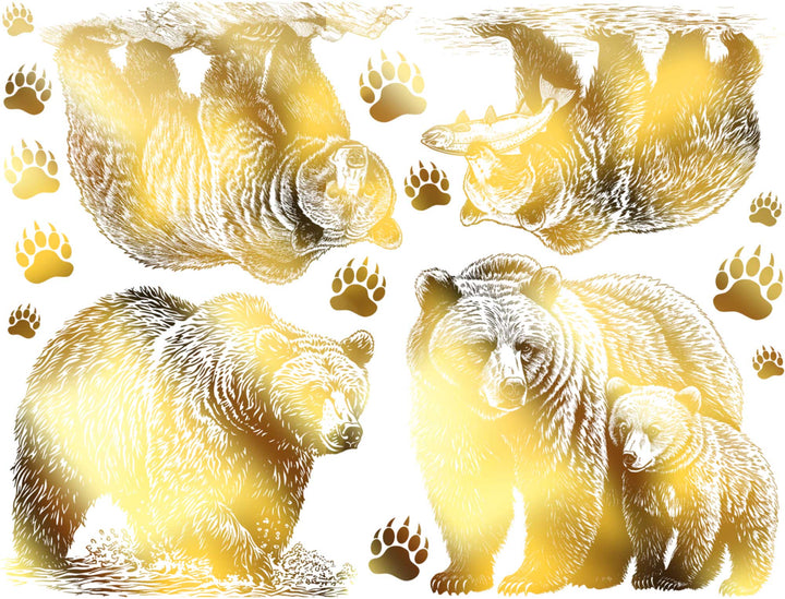 Alligator- und Krokodil-Aufkleber - Keramikkegel 017 - Geschmolzenes Glas