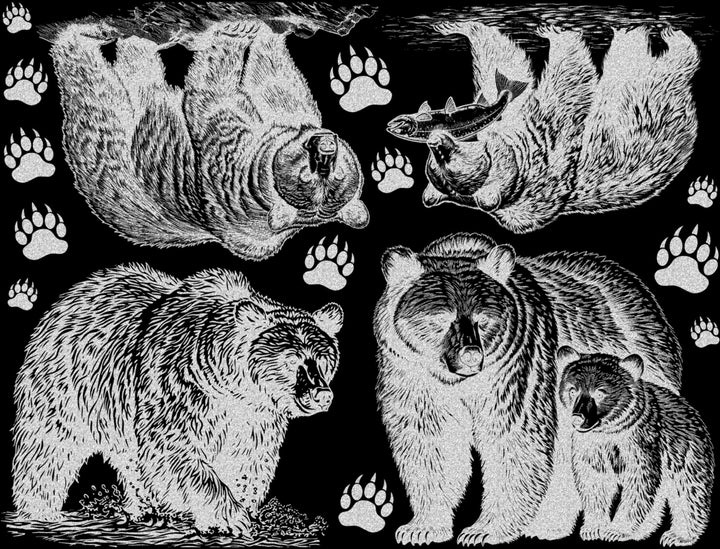 Alligator- und Krokodil-Aufkleber - Keramikkegel 017 - Geschmolzenes Glas