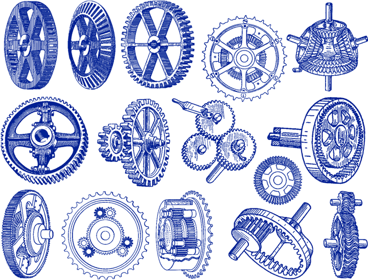 Gear Decals - Ceramic Cone 017 - Fused Glass - Enamel