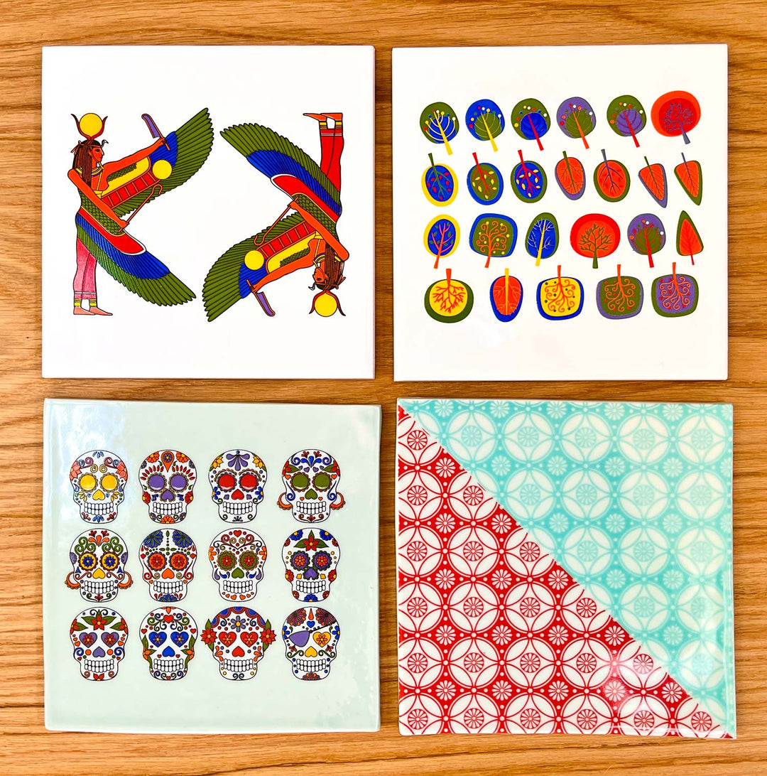 Egyptian Goddess Isis Decals - Cone 017 Ceramic- Enamel