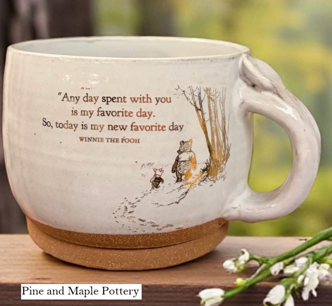 Winnie the Pooh Quote Decals - Ceramic Cone 017 - Fused Glass - Enamel