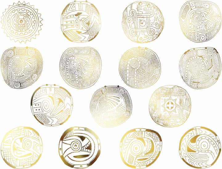 Décalcomanies de sculpture amérindienne - Céramique Cône 017 - Verre fusionné - Émail