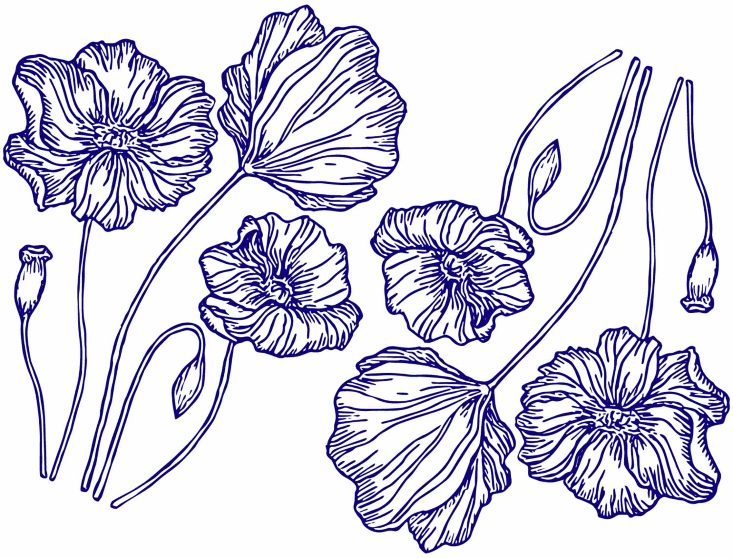Poppy Decals - Ceramic Cone 017 - Fused Glass - Enamel – Milestone