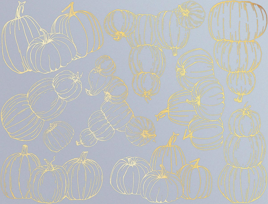 Kürbisbeet-Aufkleber - Kegel 017 - Geschmolzenes Glas