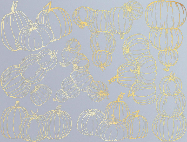 Kürbisbeet-Aufkleber - Kegel 017 - Geschmolzenes Glas