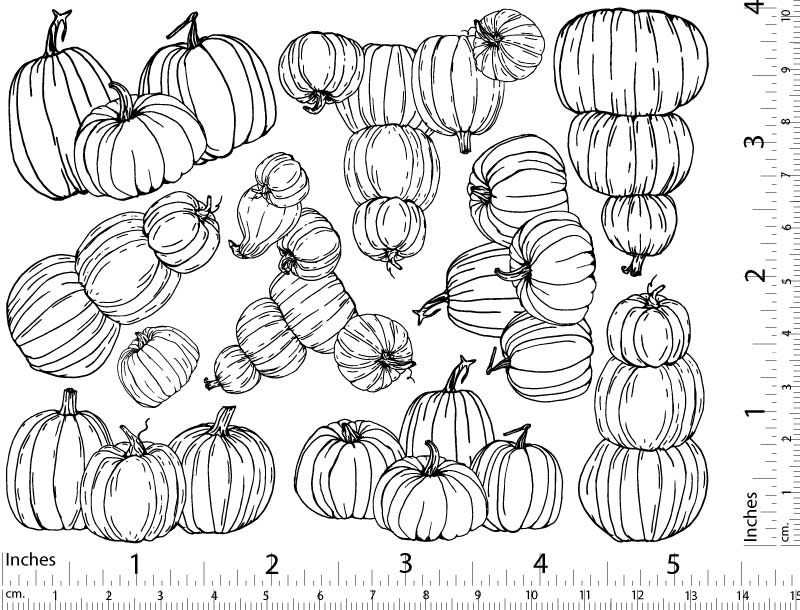 Kürbisbeet-Aufkleber - Kegel 017 - Geschmolzenes Glas