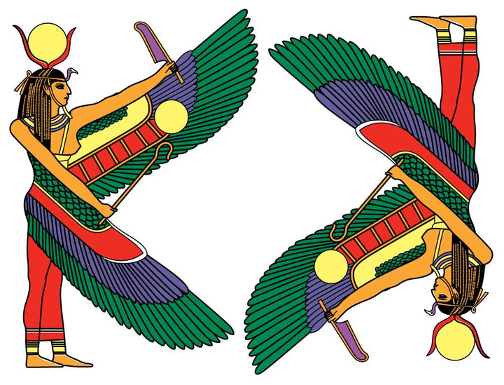 Egyptian Goddess Isis Decals - Cone 017 Ceramic- Enamel