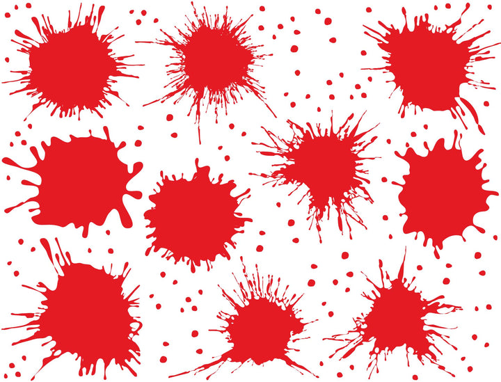 Éclaboussures Décalcomanies - Verrerie - Émail