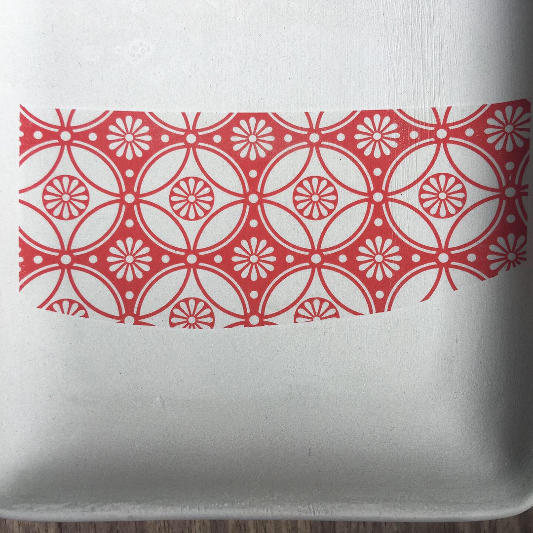 Décalcomanies personnalisées de Sérigraphie Cône 6 sarcelle pour céramique