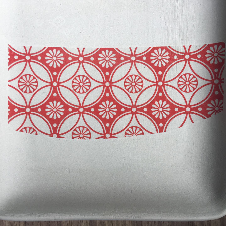 Décalcomanies personnalisées de Sérigraphie Cône 6 sarcelle pour céramique