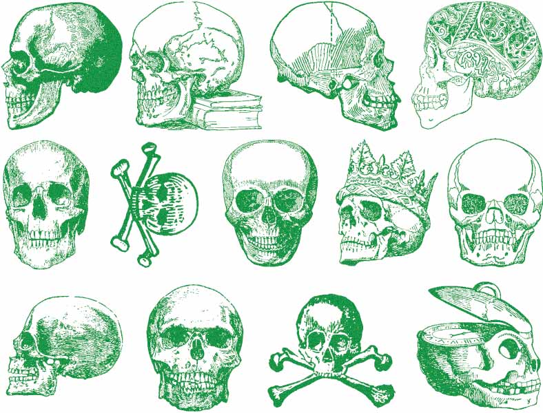 Leuchtende Totenkopf-Aufkleber im Dunkeln – Nicht lebensmittelecht – Glassware – Keramikkegel 022 – Emaille