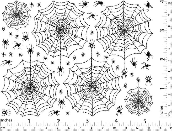 Décalcomanies Toile d'araignée - Cône 017 - Verre fusionné - Émail