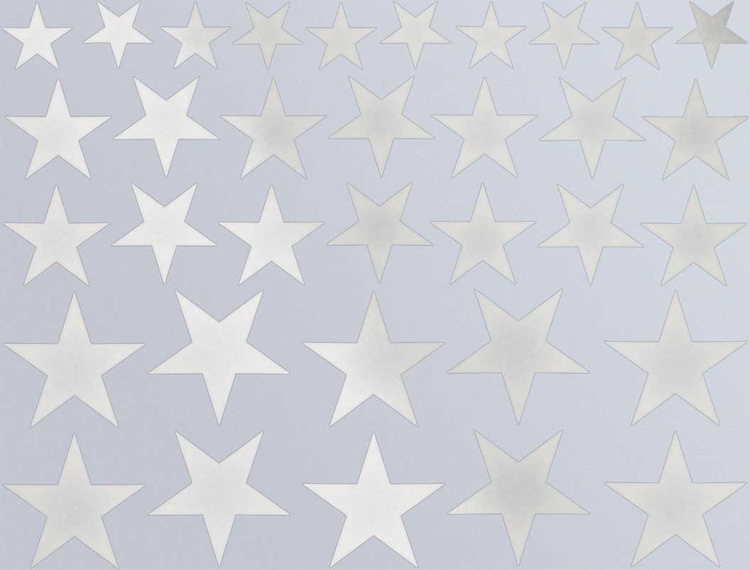 Décalcomanies étoiles - Verrerie - Émail