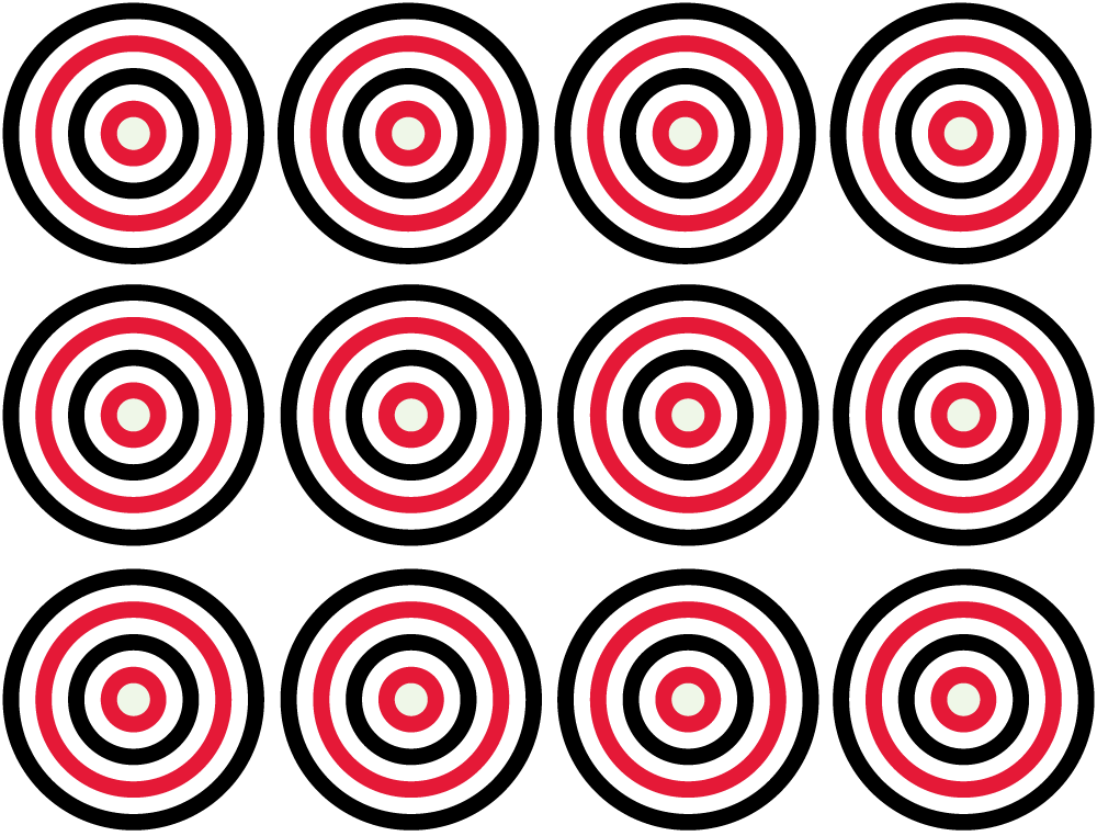 Target Decals - Glassware - Enamel – Milestone Decal Art