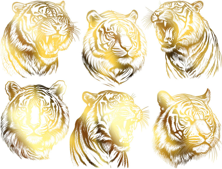 Alligator- und Krokodil-Aufkleber - Keramikkegel 017 - Geschmolzenes Glas