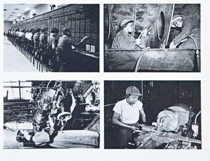 Historische Fotos von „Factory Girls“ – Nicht lebensmittelecht – Keramikkegel 017 – Geschmolzenes Glas