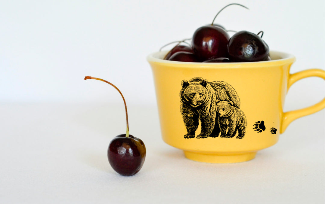 Alligator- und Krokodil-Aufkleber - Keramikkegel 017 - Geschmolzenes Glas