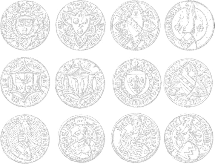 Décalcomanies de pièces et de sceaux antiques - Verrerie - Émail