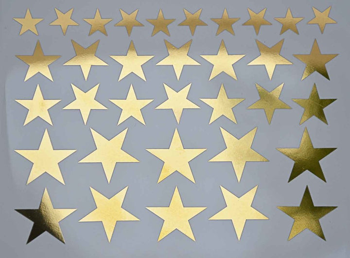 Solid Star Decals - Cone 017 - Fused Glass 